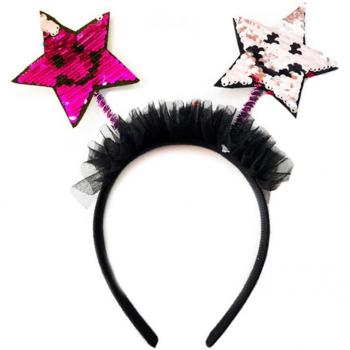 Diadema de Estrellas con Lentejuelas