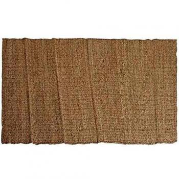 Alfombra Rectangular de Jonc Natural 80 x 200 cm Marrón