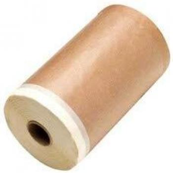 WOLFPACK 14061010 Cinta Pintor Carrocero Con Papel Wolfpack 15 cm. x 45 m.