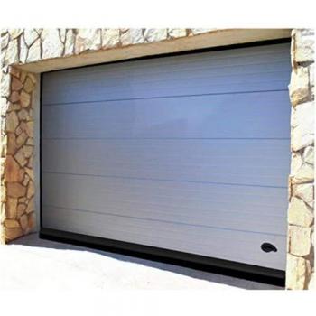 BURLETE ALUMINIO GARAJE LABIO BASIC 2,50MT NEGR