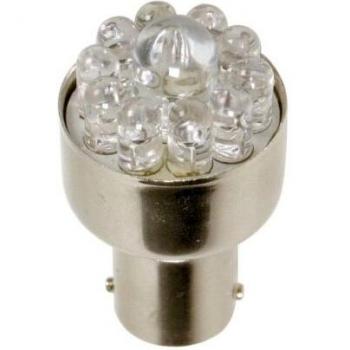 Pilot LA 58376 Color bombillas LED BA15s 12 V 21/5 W, color rojo
