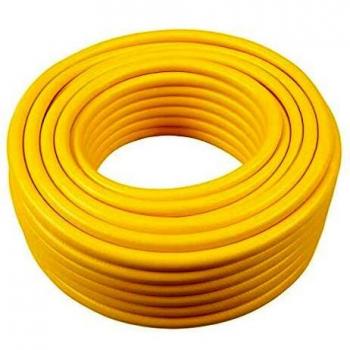 Manguera de Jardín de PVC Reforzada Amarilla 30m - Alta Resistencia Silverline