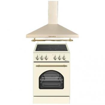 Combo Pack Cocina Solthermic VTC Crema Rústica 50x50 + Campana Alta Gama H60P Crema