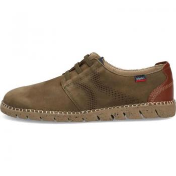 Callaghan 43200 Zapato Con Cordones Hombre Nobuk Kaki Verde
