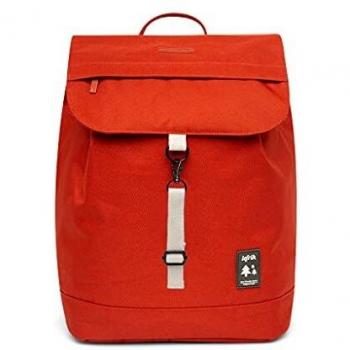 Lefrik - Mochila Scout Casual, Práctica y Segura - Tejido 100% Reciclado - Eco Friendly - Para tu Día a Día o descubrir nuevas ciudades - 19L - Color Rust