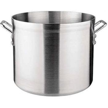 Olla de Aluminio Profunda Vogue 22,7 L - Ideal para Cocción de Salsas y Caldos