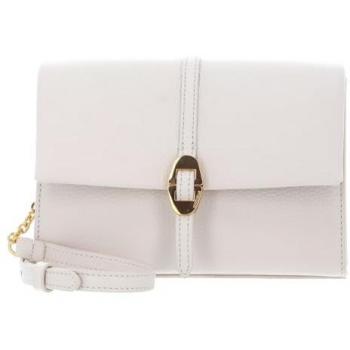 Coccinelle Dorian Leather Crossbody Bag with Card Holders - Ice White - One Size for Women
