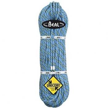 Beal Top Gun II 10.5 mm Dry Cover Climbing Rope - Blue, 70 m