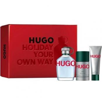 Hugo Boss Hugo Man Eau de Toilette 125ml Gift Set with Deodorant Stick 75ml and Shower Gel 50ml