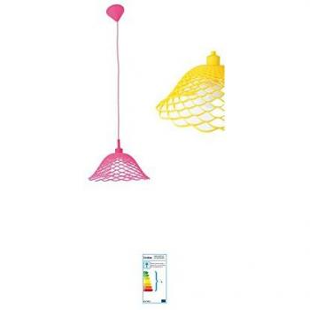 Lámpara de Techo Colgante Tipo Cúpula Rosa Naeve Cera