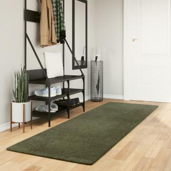 Alfombra de pelo corto suave lavable HUARTE 80x250 cm Color Antracita, Beige, Crema y más - Alfombra de Piso para Sala de Estar Dormitorio Habitación Salón