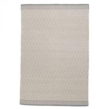 Kilim auténtico 200x140 cm gris, hecho a mano, lavable, ideal para sala y oficina