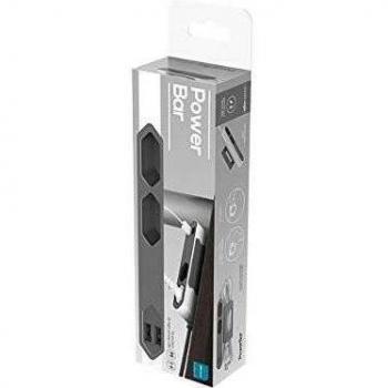 Allocacoc 9102/PB2SEU - PowerBars 2 Salidas + 2 USB Negro/Blanco