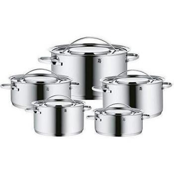 WMF Gala Plus - Set de 5 ollas, acero inoxidable