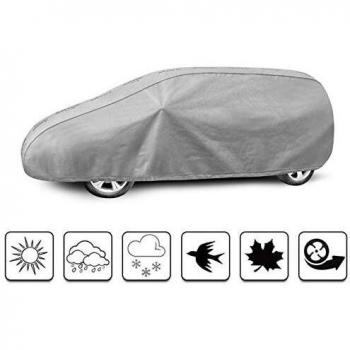 Funda Impermeable y Transpirable para Coche Renault Scénic II 5 Asientos (2003 - 2009) - Gris