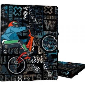 CARPETA 3 SOLAPAS FORRADA B&B24 CROSS