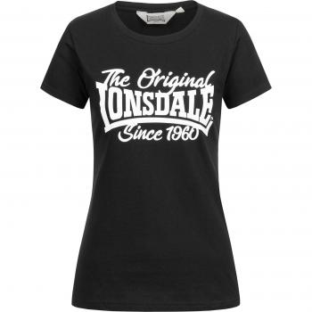 Lonsdale Birdgemere Women's Black Short Sleeve T-shirt XS