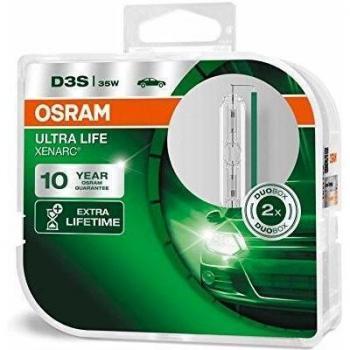 OSRAM XENARC ULTRA LIFE D3S HID, lámpara de xenón, lámpara de descarga, 66340ULT-HCB, caja doble