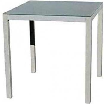 VDC Mesa Aluminio Cristal White