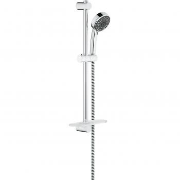 Set de Ducha Grohe Vitalio Comfort 100 con Barra de Ducha 60 cm y 4 Tipos de Chorro, Cromado - 26098000