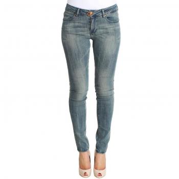 PLEIN SUD Blue Wash Cotton Stretch Skinny Slim Tight Fit Jeans - W27