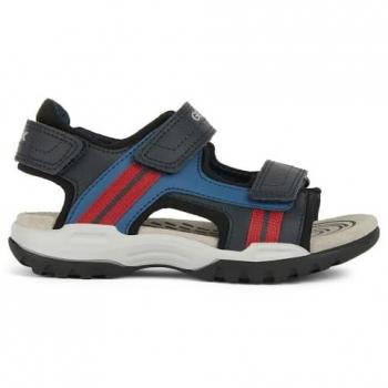 Sandalia Geox Borealis J450RA para Niños y Bebés, color azul marino/rojo, talla 29 EU
