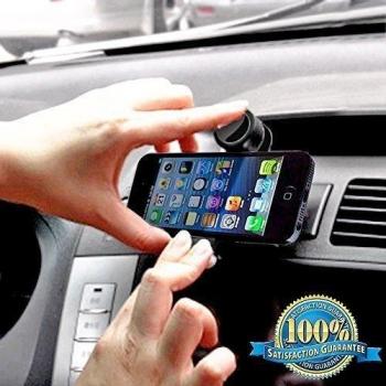 Minisuit Mini Grip Car Vent Mount for iPhone 6 5 4 3, Galaxy S5 S3 S2, Note 3 2 1, HTC, Motorola, Nokia, Sony