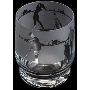 Dartington Crystal TU3407/5/GOLF Aspect Tumbler Golf, 100 mm