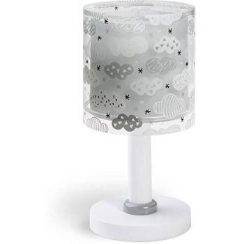 Lámpara de Mesita Infantil Nubes Gris E14 8W