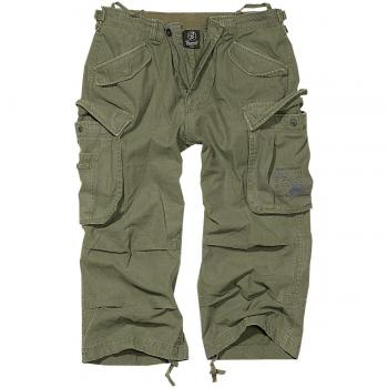 Brandit Industry Vintage 3/4 Shorts - Olive