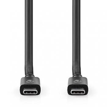 Cable USB 4.0 Gen 2x2 USB-C Macho a USB-C Macho 240 W 8K@60Hz 20 Gbps 2,00 m Chapado en Níquel