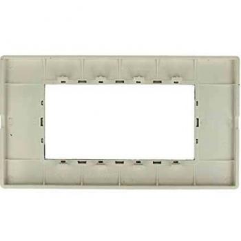 Placa Vitra 4M Blanca Compatibles con Vimar Plana