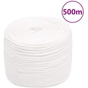 VidaXL - Cuerda de barco polipropileno blanco intenso 10 mm 500 m