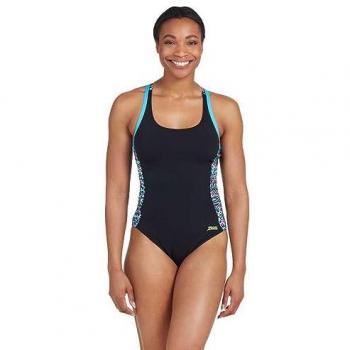 Bañador Zoggs Atom Back mujer azul marino rosa naranja - 32