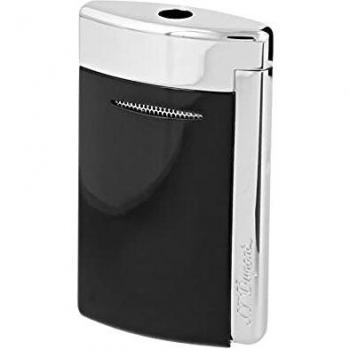 Encendedor S.T. Dupont Minijet en Negro Brillante y Cromo 010805