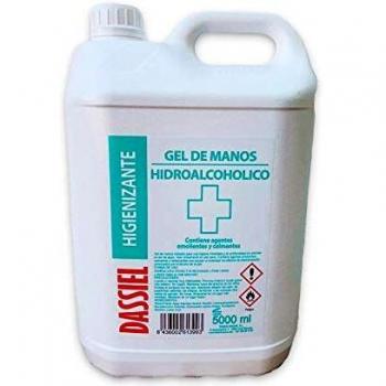 Gel hidroalcohólico higienizante de manos 5L de Dassiel