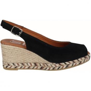 Viguera - Sandalias destalonadas de cuña de piel para mujer