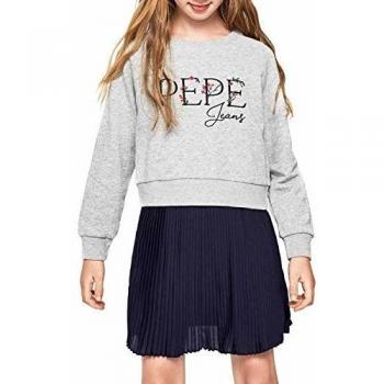 Pepe Jeans- Vestido PG951286 Flora- 933 Grey Marl- Vestido NIÑA