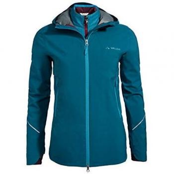 VAUDE Women's Yaras 3in1 Jacket Chaqueta, Mujer, Pacific, 36