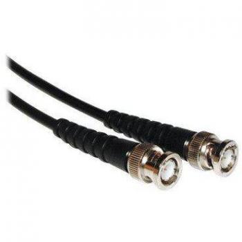 Cable de parche RG-59 75 Ohm coaxial negro 0,25 m
