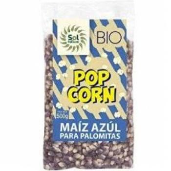 SOLNATURAL MAIZ Azul para Palomitas Bio 500 g, Estándar, Único