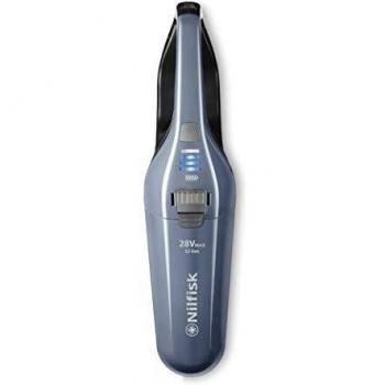Nilfisk Aspirador de mano Quick, sin bolsa, sin cable, recargable, 28 V, azul