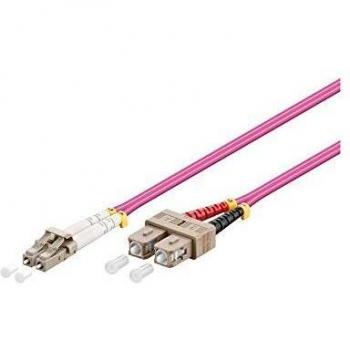 Latiguillo Multimodo Duplex Fibra Optica LC/SC OM4 50/125 2m