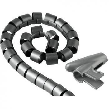 Hama 020601 - Organizador de Cables, 1,5 Metros, 30 mm
