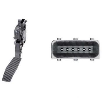 HELLA 6PV 009 765-711 Sensor, posición pedal - para vehic. dirección izquierda - 6polos - Caja de cambios manual