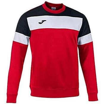 Joma Crew IV Sudaderas, Hombre, Rojo-Negro, M