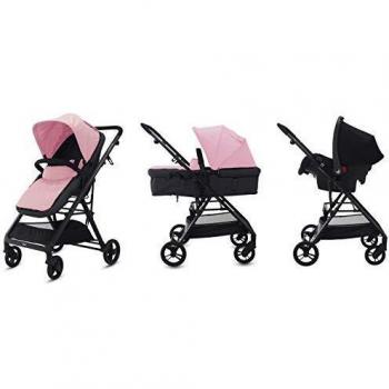 PLAY Country - Cochecito Convertible En Capazo, Rosa