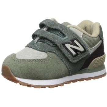 New BalanceIV574OT - Iconic 574 con Velcro Unisex Niños, Verde