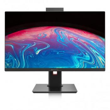 Barebone All in One AIO OEM 23.8'' LED Slim con Soporte Ajustable en Altura y Rotación, USB, HD Audio, Lector de Memoria y Webcam (Sin Fuente de Alimentación)