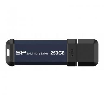 Silicon Power MS60 250GB External SSD USB 3.2 Gen 1 Blue